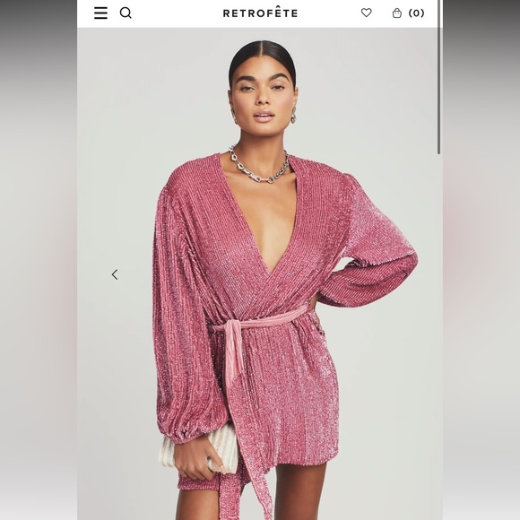 Retrofete GABRIELLE SEQUIN ROBE - Picture 2 of 16